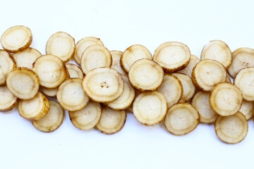 Fresh burdock roots or gobo roots