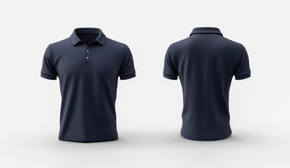 Dark navy polo shirt mockup (3)