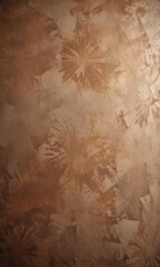 Faded brown wallpaper, geometric pattern, peeling edges, aged texture,  ornate,  aged