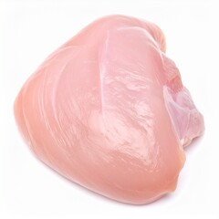 Modern Lean Chicken Breast for Healthy Cooking on Isolated White Background