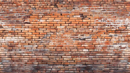 Fototapeta premium Rustic Red Brick Wall Texture Background Seamless Pattern
