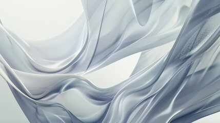 Abstract flowing fabric