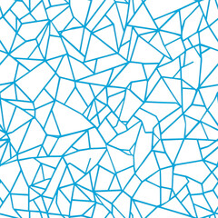 Trendy abstract design featuring a seamless pattern of lines and shapes over a clean, minimalist background to enhance any space.