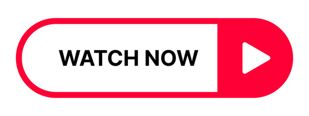 Watch now buttons. Watch video now button. Watch Now Video Play Button. Play video button. player symbol, play video vector illustration. Media player. video viewing.