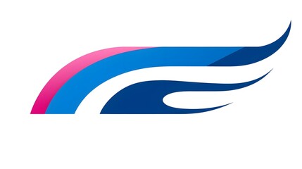 Professional flat design radar jet trace vector icon for graphic design projects