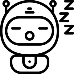 bot illustration on a white background   