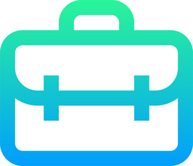 briefcase illustration on a white background    