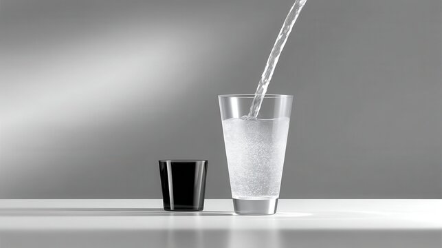 vERRE D'eau gos plan, limpide --chaos 9.