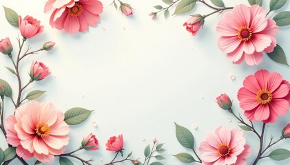 Subtle floral motif, delicate pastel shades, seamlessly tiled , photography, botanical