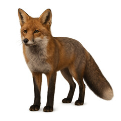 red fox vulpes 4 years old