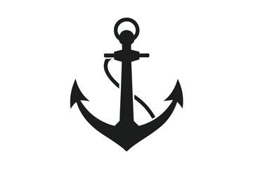 Ship anchor vector illustration isolated on white background