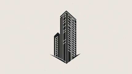 Fototapeta premium Skyscraper Silhouette Design
