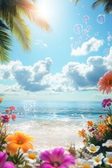 Tropical beach paradise