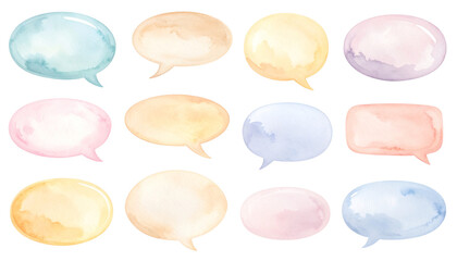 背景透過吹き出しセット