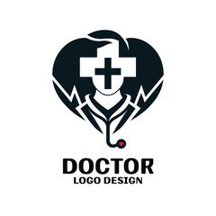 Obraz premium Doctor Vector Logo Design