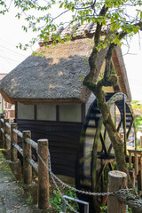 日本の鳥取県の古くてとても美しい建物