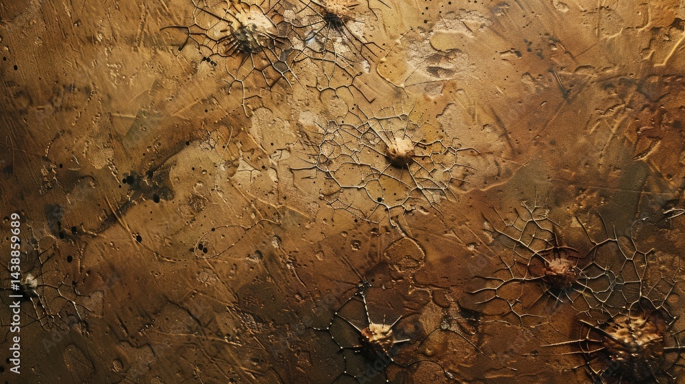 Poster textured abstract painting with cool tones and expressive brushstrokes. background image of abstract