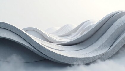 Subtle grayscale interlocking lines, minimalist style , architecture, grayscale background