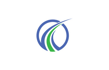 Naklejka premium abstract round logo