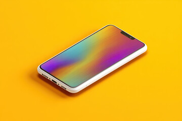 Mockup : Smartphone with blank screen.