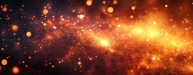 Fototapeta premium Fiery Sparks and Glowing Embers A Stunning Background Texture