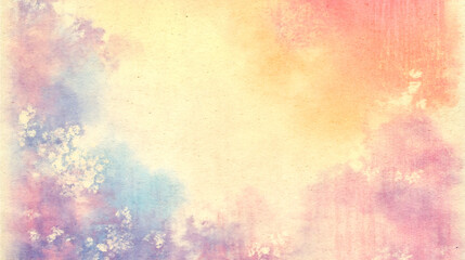 Fototapeta premium Soft pastel abstract background with dreamy colors blending together in artistic expression : Generative AI