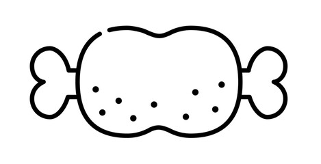 骨付き肉のベクターイラスト