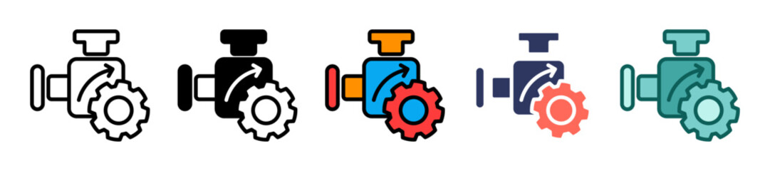 Engine multiple icon