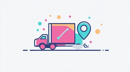 Shipping location graphic