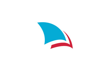 abstract sailing logo