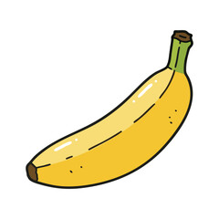 Kawaii Banana Clipart Fun Yellow Fruit Drawing for Kids and Food Themes