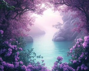 Peaceful, serene, mystical valley