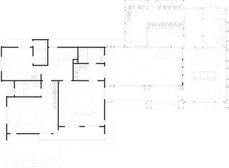 Show interior design and room plans as a project for architects or engineers.1	