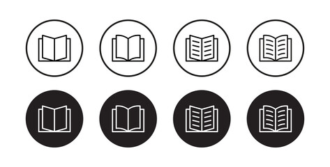 Book icon set vector. book icon collect