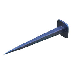 Blacksmith Nail, 3d illustration isolated on white background