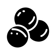 Chocolate Truffle Balls Icon Design