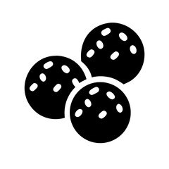 Chocolate Truffle Balls Icon Design