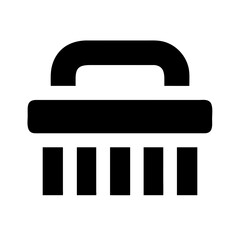 Cleaning Brush Tool Icon Design