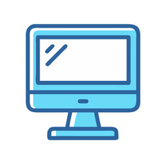 Desktop Monitor Display Icon Design
