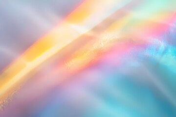 Dreamy pastel rainbow hues evoke serene feelings soft light blurred texture abstract art calming pastel colors gentle
