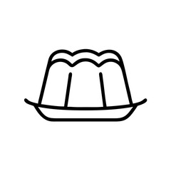 Gelatin Dessert Mold Icon Design