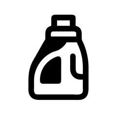 Liquid Detergent Cleaning Bottle Icon Design