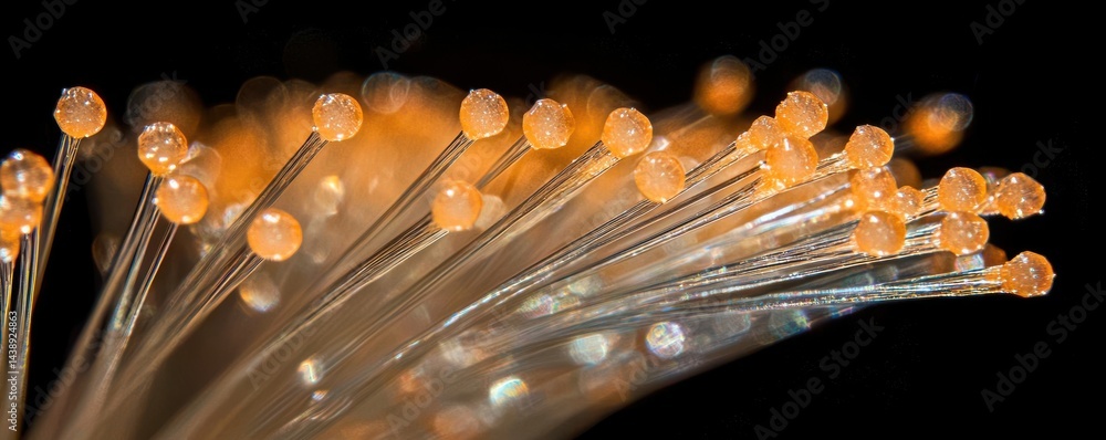 Poster close-up view of atomically precise nanowires forming intricate patterns with a high degree of clari