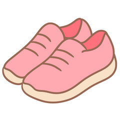 Running Shoes Pastel color running shoes