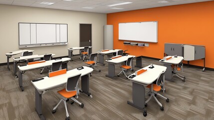 Modern Classroom Interior