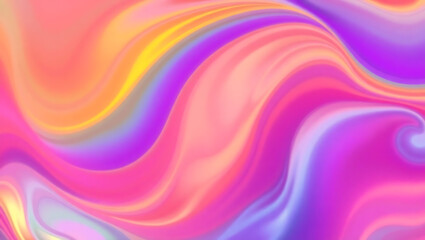  Vibrant rainbow abstract background with swirling, fluid shapes, blending seamlessly