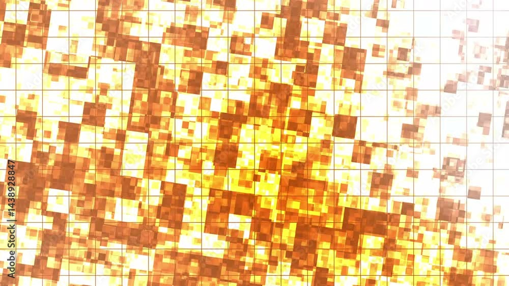 Aufkleber abstract orange background flashing-blink box animation is suitable for various animation project ne
