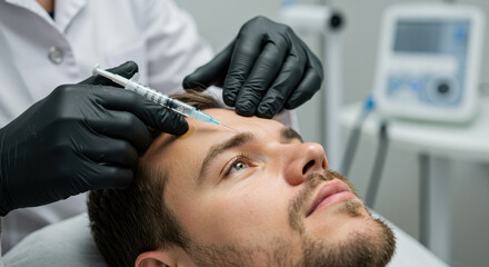 Botox Injection: Wrinkle Reduction, Anti-Aging Treatment for Men, Cosmetic Procedure, Aesthetic Clinic