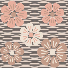 落ち着いた色合いの花の背景素材