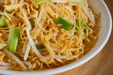 Soy Sauce Fried Noodles, a very simple Chinese dish.